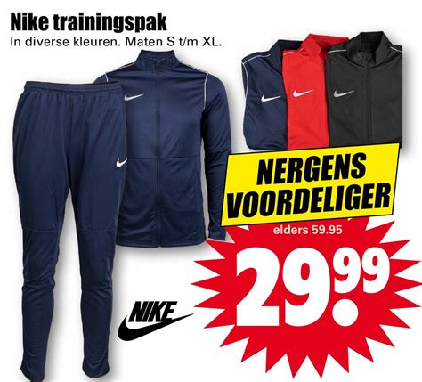 trainingspak nike aanbieding